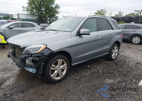 2013 Mercedes-Benz Ml 350 4Matic из США, поврежденный, VIN 4JGDA5HB9DA154879